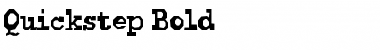 Quickstep Bold Font