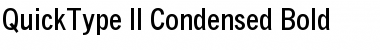 QuickType II Condensed Bold Font