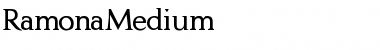 Download RamonaMedium Font