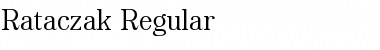 Rataczak Regular Font