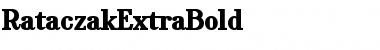 Download RataczakExtraBold Font