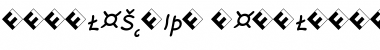 Rattlescript-RegularObliCapsExp Regular Font
