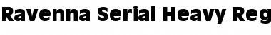 Download Ravenna-Serial-Heavy Font