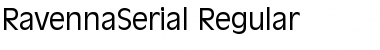 RavennaSerial Regular Font