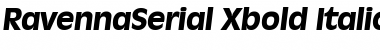 Download RavennaSerial-Xbold Font