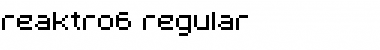 rktr6rg Regular Font