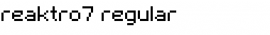 rktr7rg Regular Font