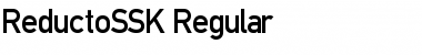 ReductoSSK Regular Font