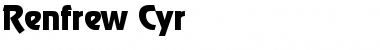 Download Renfrew Cyr Font