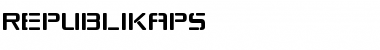 Republikaps Regular Font