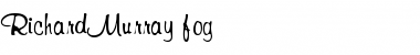 RichardMurray.fog fog Font