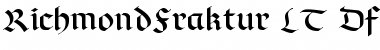 RichmondFraktur LT Regular Font