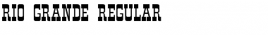 Rio Grande Regular Font