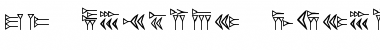 RK Persian Cuneiform Regular Font