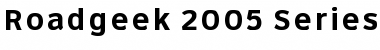 Download Roadgeek 2005 Series 5B Font