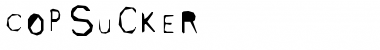 Copsucker Regular Font