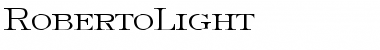 Download RobertoLight Font