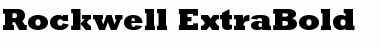 Download Rockwell-ExtraBold Font