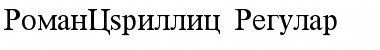 RomanCyrillic Regular Font