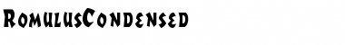 RomulusCondensed Regular Font