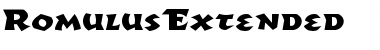 RomulusExtended Regular Font