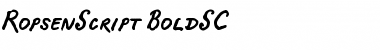 Download RopsenScript-BoldSC Font