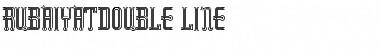 RubaiyatDouble Line Regular Font