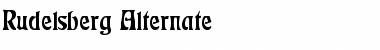 Rudelsberg Alternate Regular Font