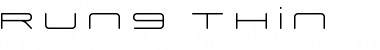 Rung Thin Font