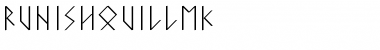 RunishQuillMK Regular Font