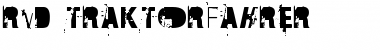 RvD_TRAKTORFAHRER Regular Font