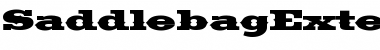 SaddlebagExtended Regular Font