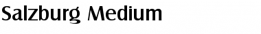 Salzburg-Medium Regular Font