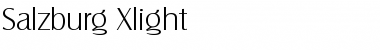 Salzburg-Xlight Regular Font