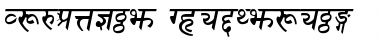 Sanskrit BoldItalic Font