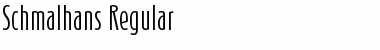 Schmalhans Regular Font