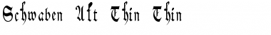 Schwaben Alt Thin Thin Font