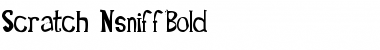 Scratch Bold Font