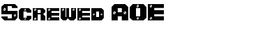 Screwed AOE Regular Font