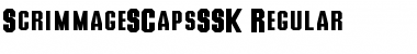 Download ScrimmageSCapsSSK Font