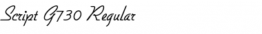 Download Script-G730 Font