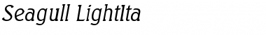 Seagull-LightIta Regular Font