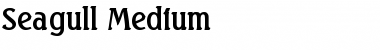Seagull-Medium Regular Font
