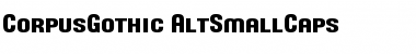 CorpusGothic AltSmallCaps Font