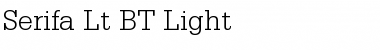 Serifa Lt BT Light Font