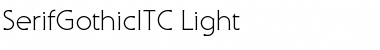 Download SerifGothicITC Font