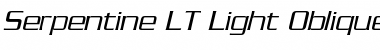 Serpentine LT Regular Font