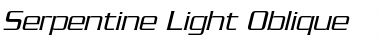 Serpentine-Light LightItalic Font