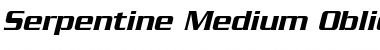 Serpentine-Medium MediumItalic Font