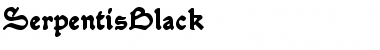 SerpentisBlack Regular Font